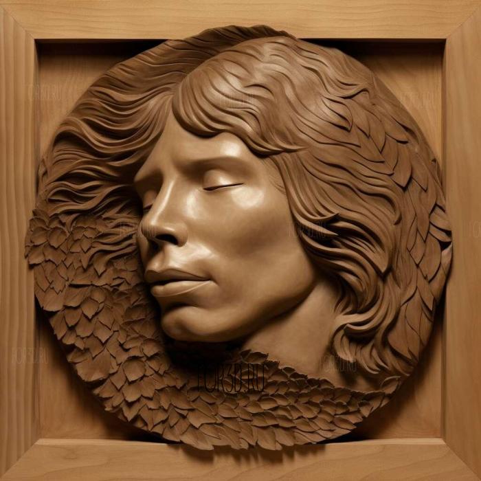 jim morrison 3 stl model for CNC